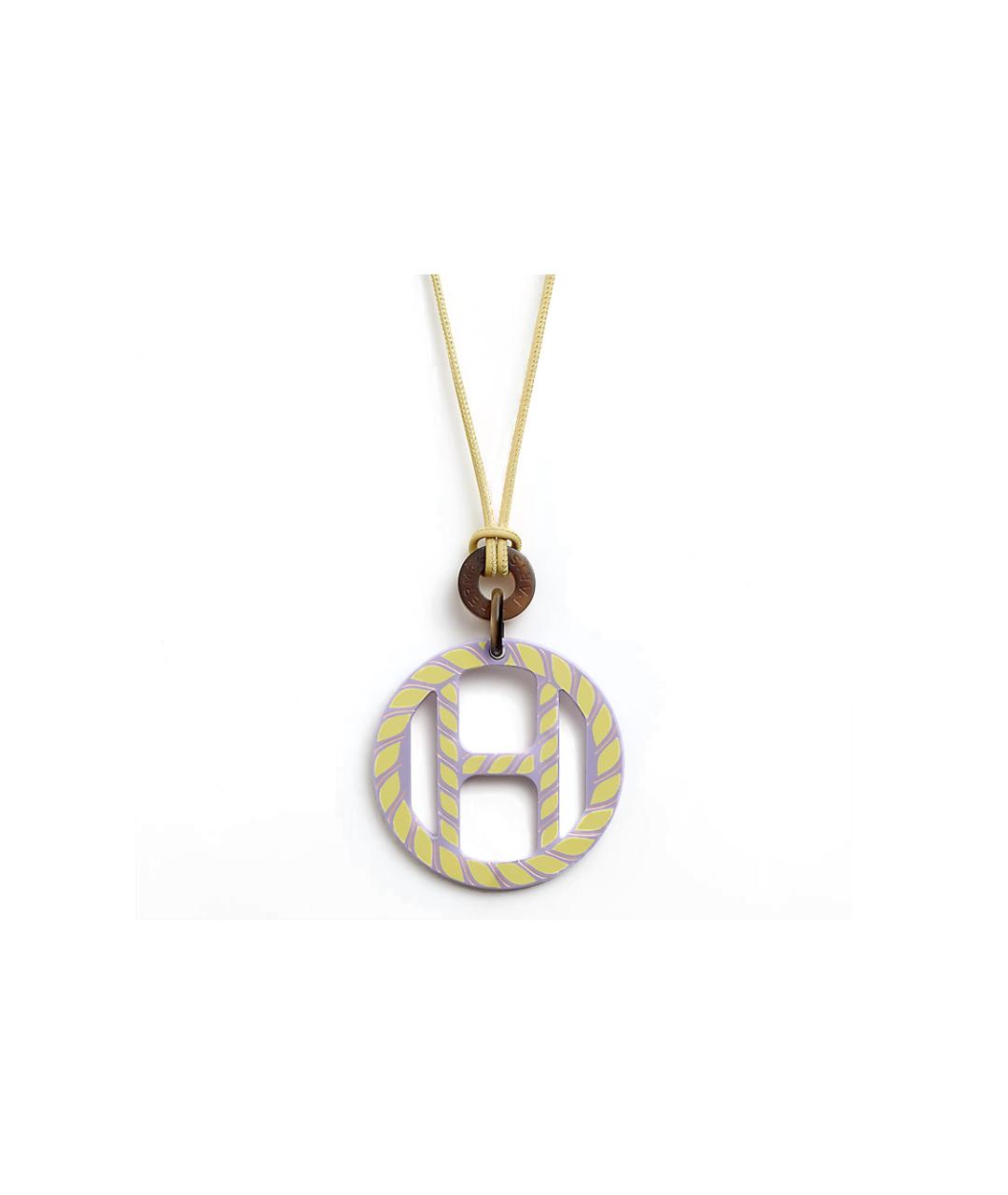 HERMES Фиолетовый кулон, фото 3