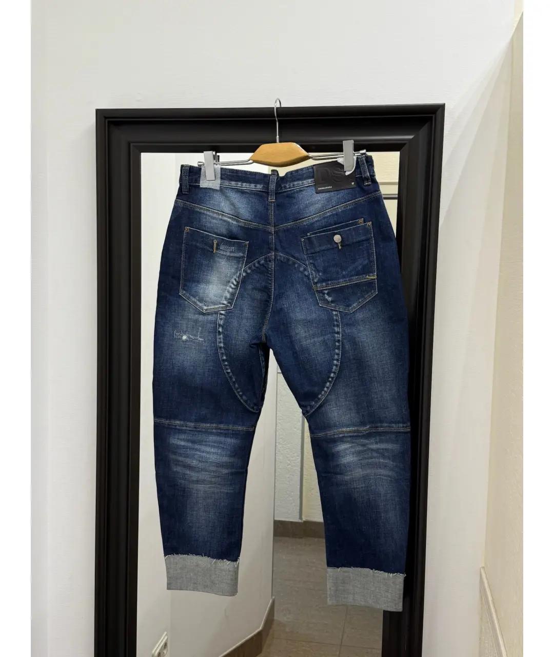 DSQUARED2 Синие хлопковые джинсы, фото 2
