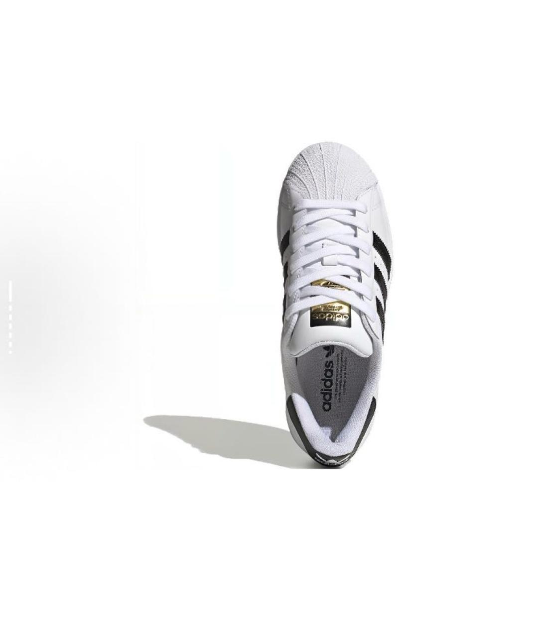 ADIDAS Белые кожаные кроссовки, фото 5