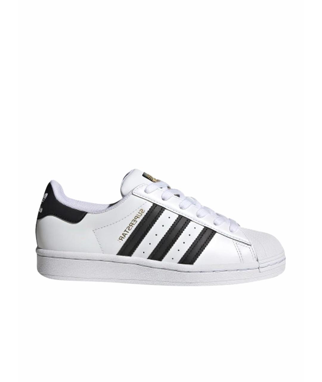 ADIDAS Белые кожаные кроссовки, фото 1