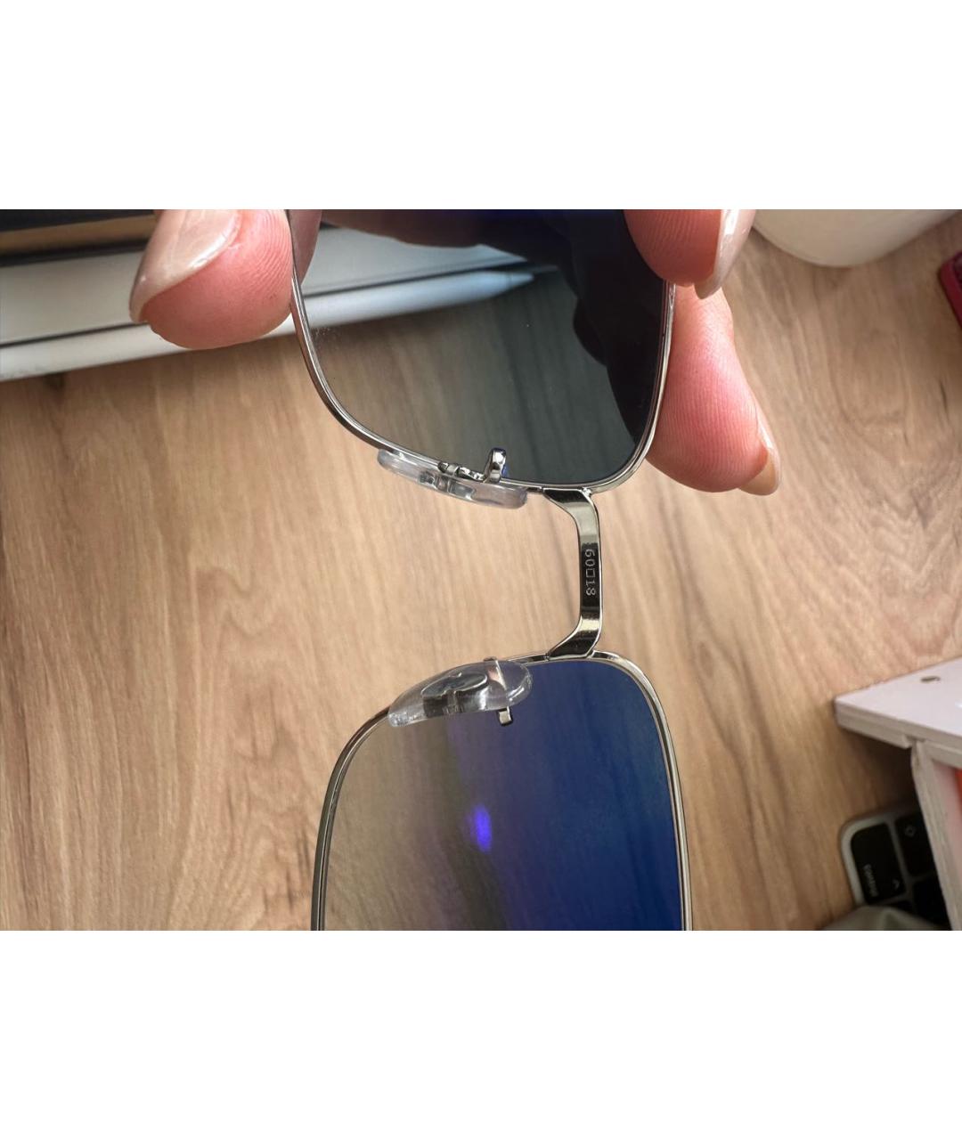 RAY BAN Металлические солнцезащитные очки, фото 5