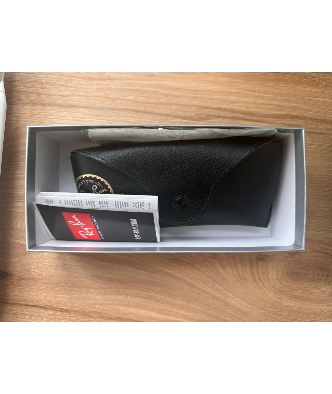 RAY BAN Металлические солнцезащитные очки, фото 7