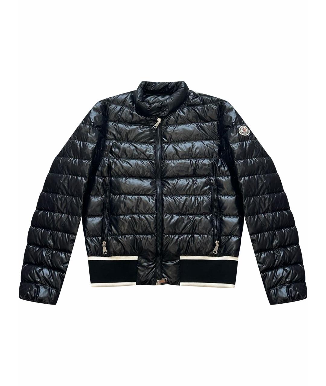 MONCLER Черная полиамидовая куртка, фото 1