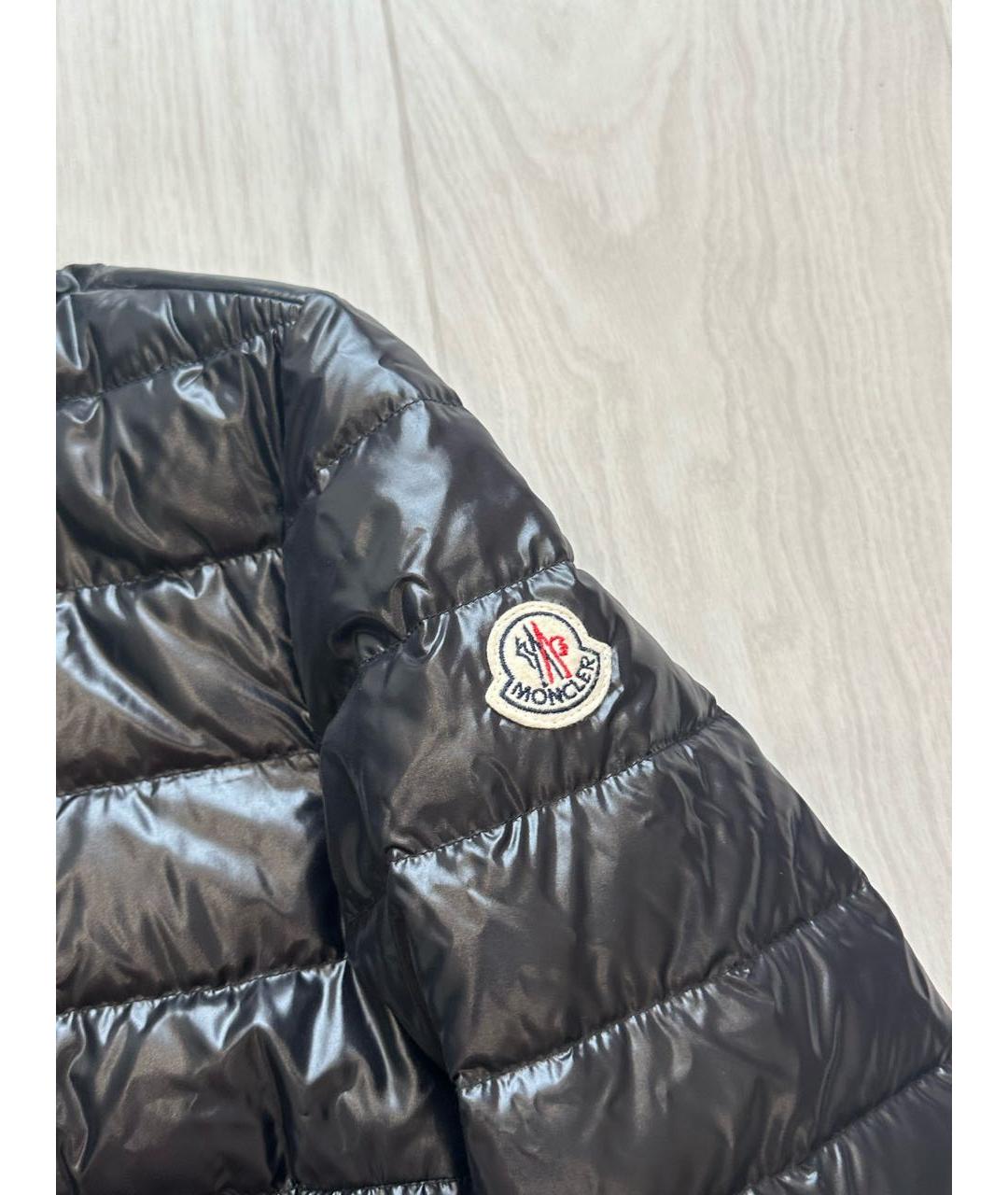 MONCLER Черная полиамидовая куртка, фото 3