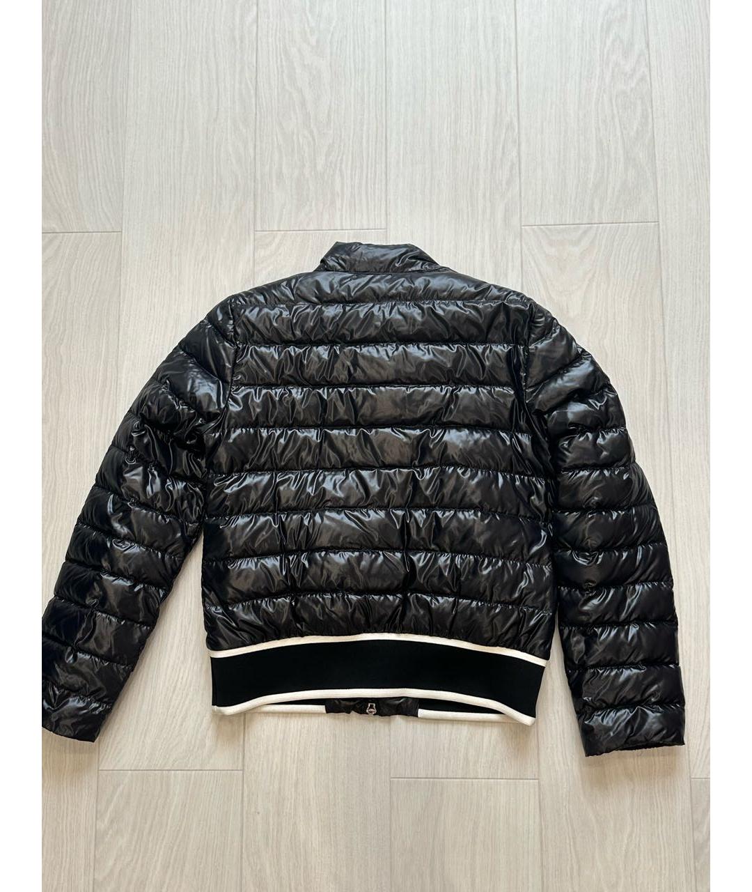 MONCLER Черная полиамидовая куртка, фото 4