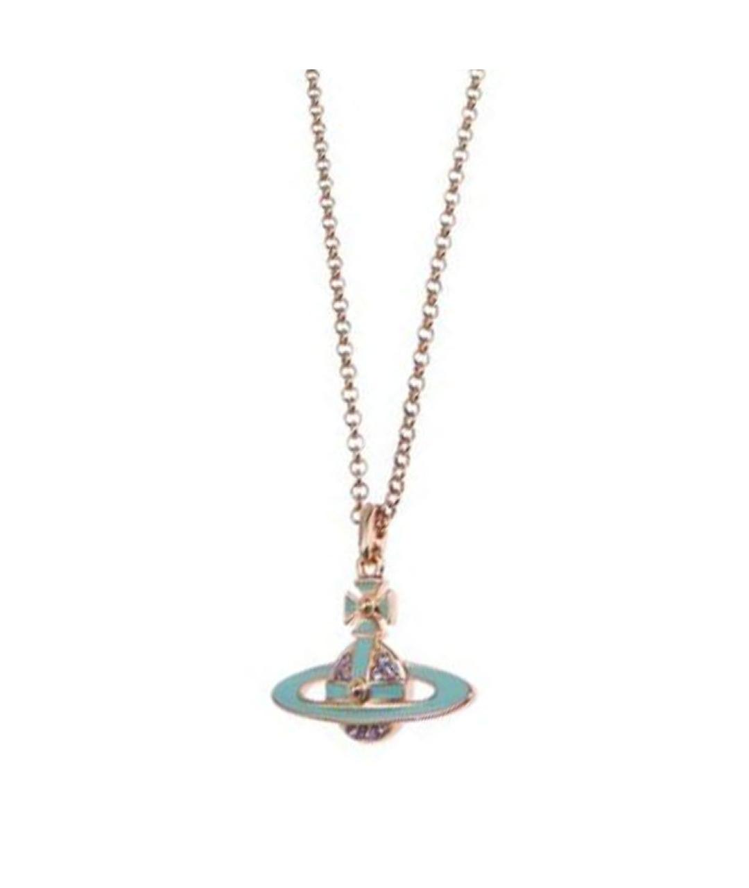 VIVIENNE WESTWOOD Золотая металлическая подвеска, фото 1