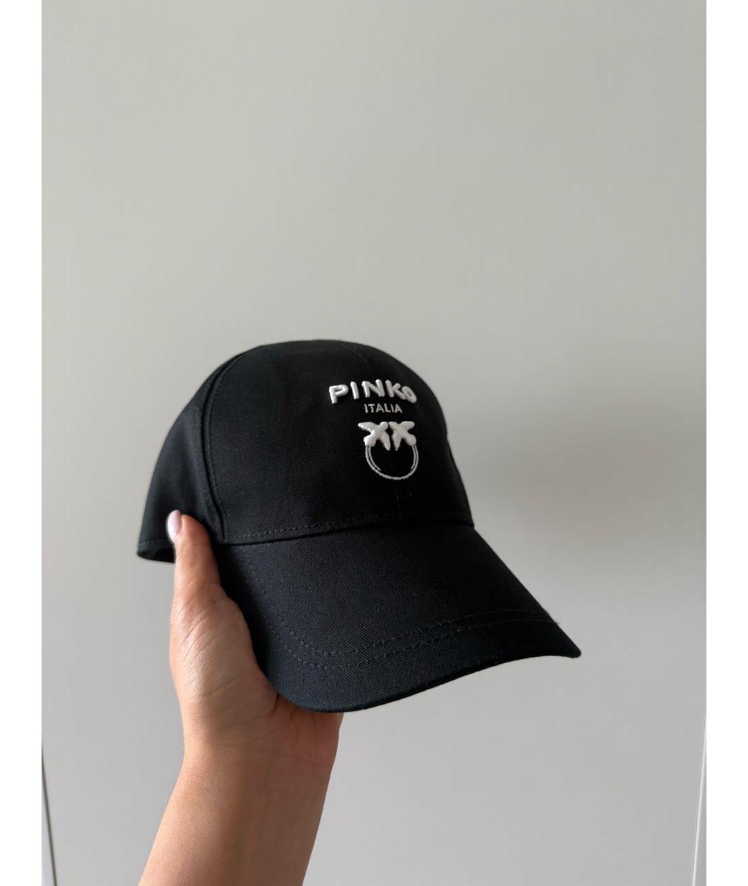 PINKO Черная кепка, фото 2