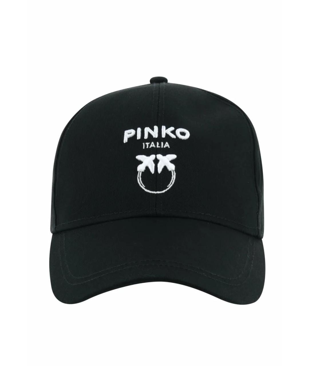 PINKO Черная кепка, фото 1