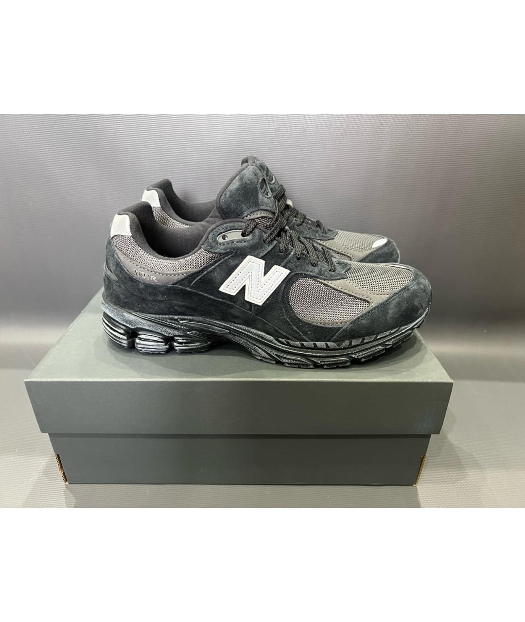NEW BALANCE Черные замшевые высокие кроссовки / кеды, фото 9
