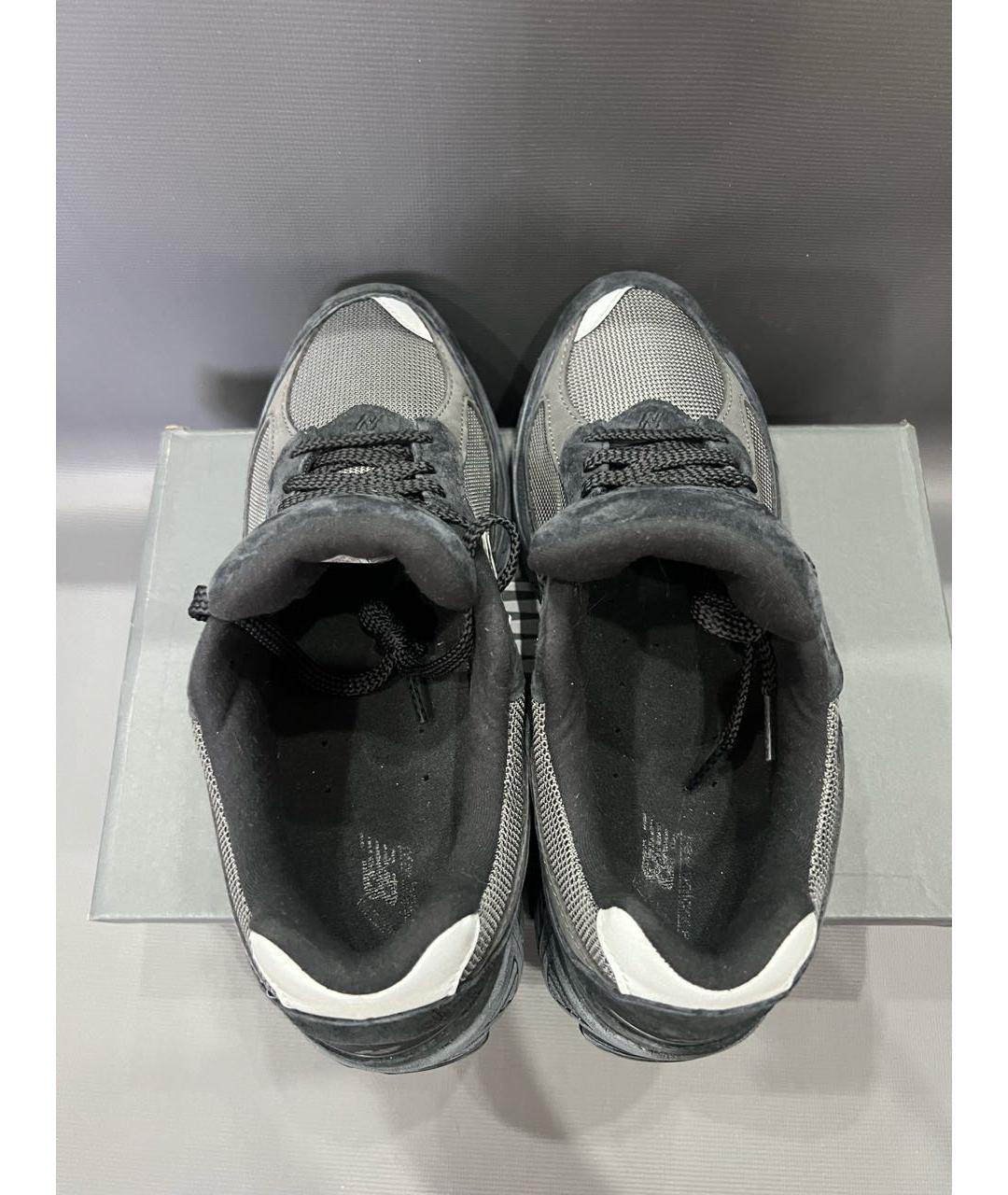 NEW BALANCE Черные замшевые высокие кроссовки / кеды, фото 3