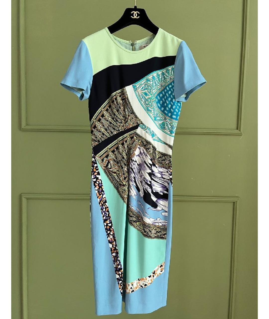 ETRO Мульти вискозное повседневное платье, фото 10