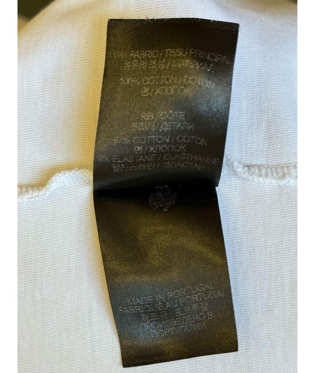 VETEMENTS Белая хлопковая футболка, фото 5