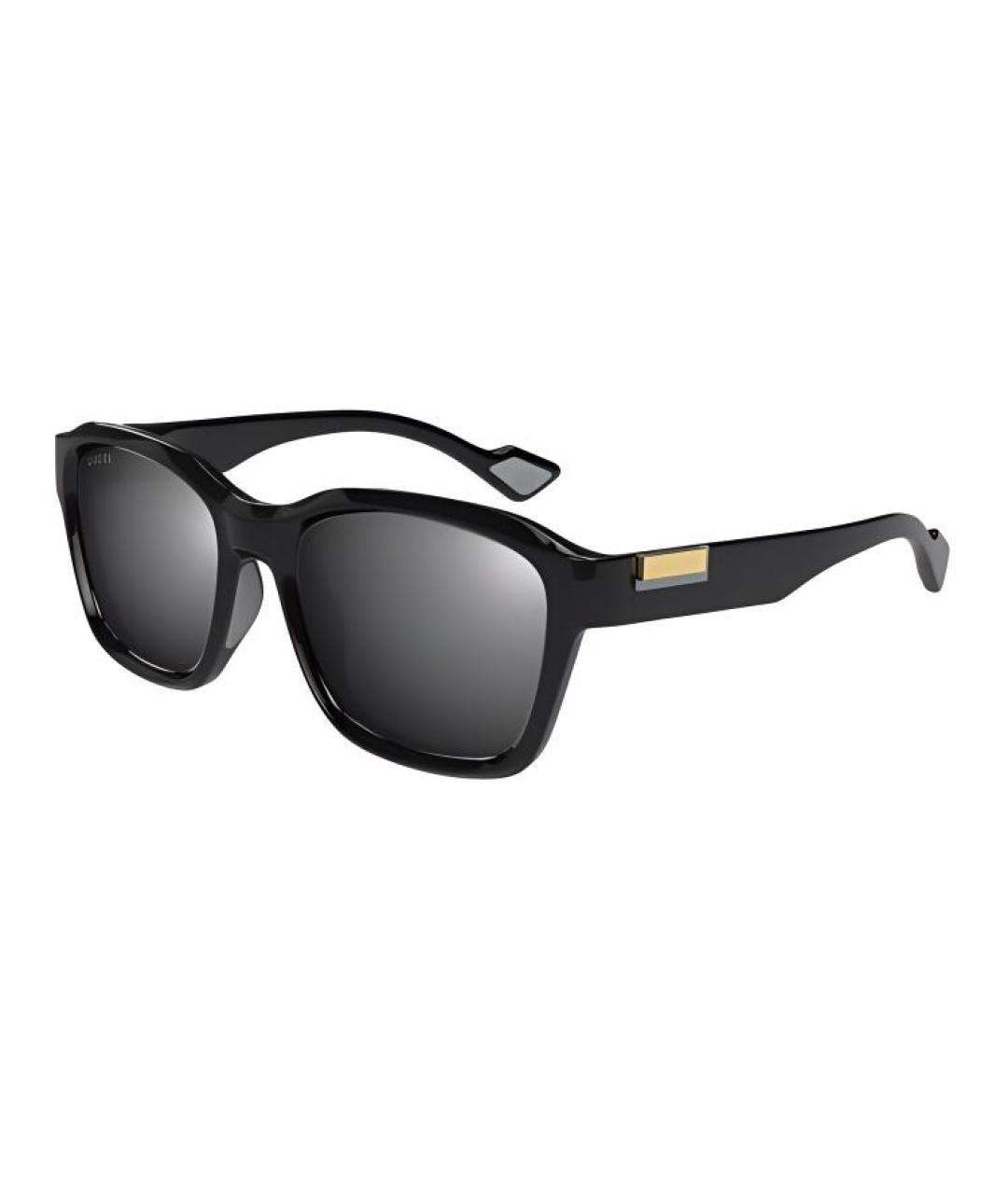 GUCCI Черные пластиковые солнцезащитные очки, фото 1
