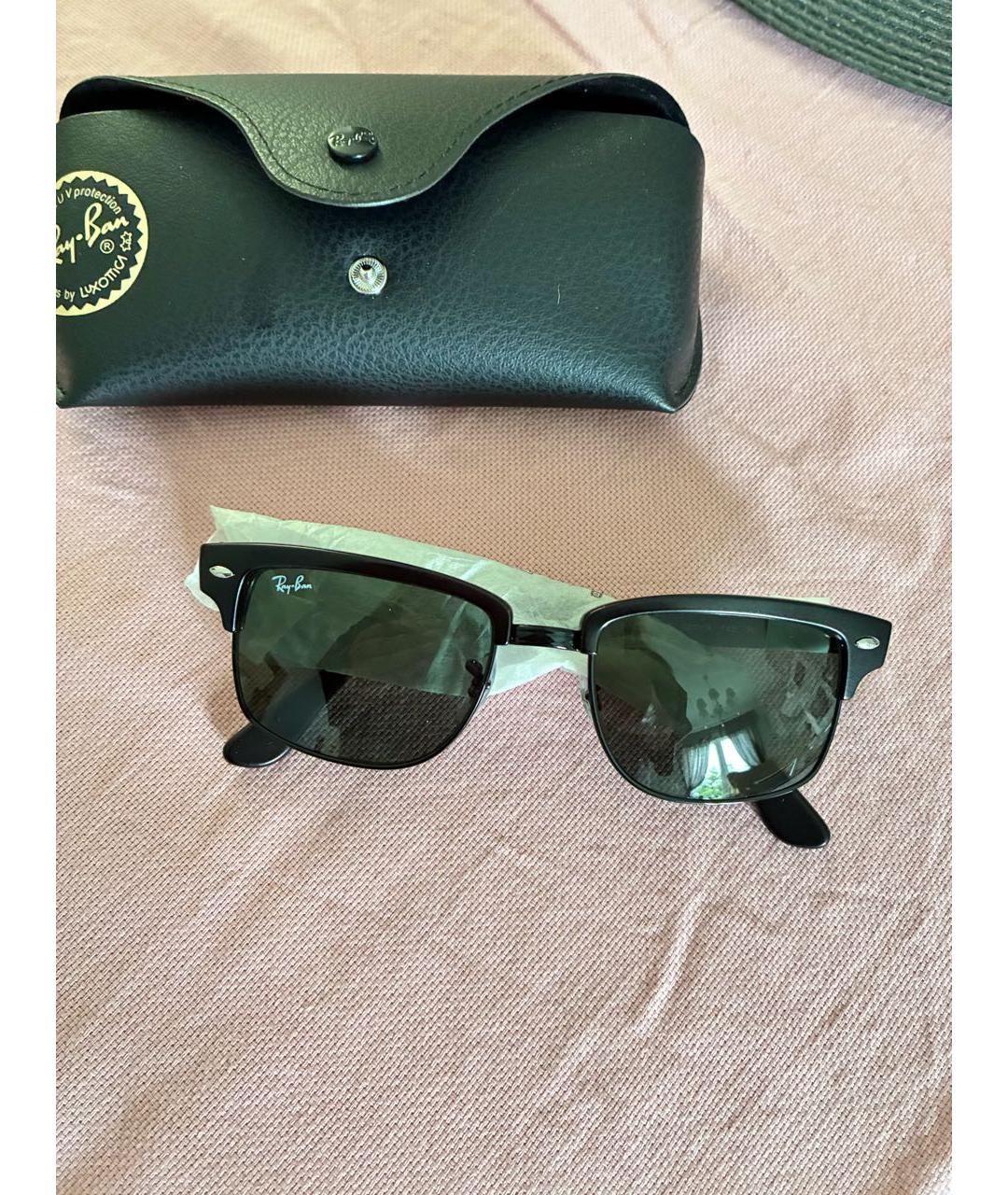 RAY BAN Черные солнцезащитные очки, фото 2