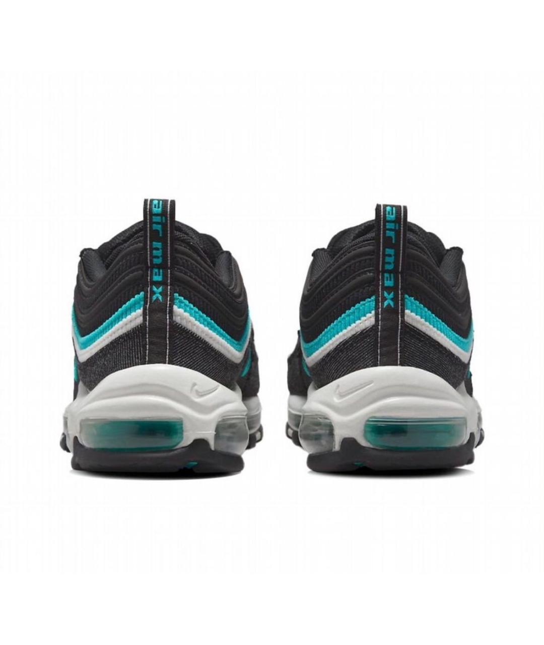NIKE Черные текстильные низкие кроссовки / кеды, фото 4