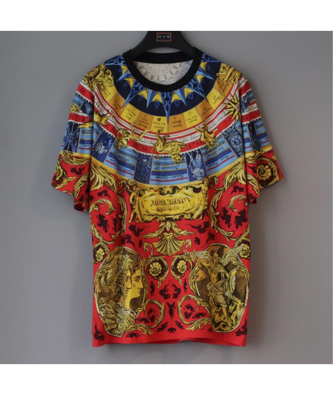 MOSCHINO Мульти хлопковая футболка, фото 3