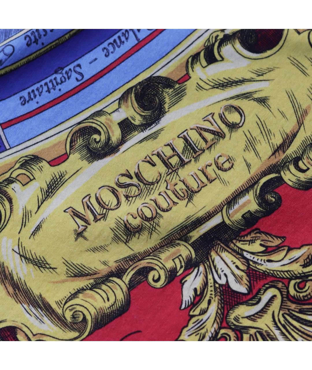 MOSCHINO Мульти хлопковая футболка, фото 6