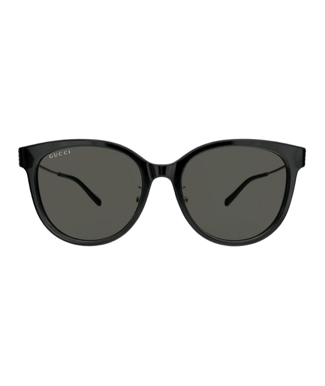 GUCCI Черные пластиковые солнцезащитные очки, фото 2