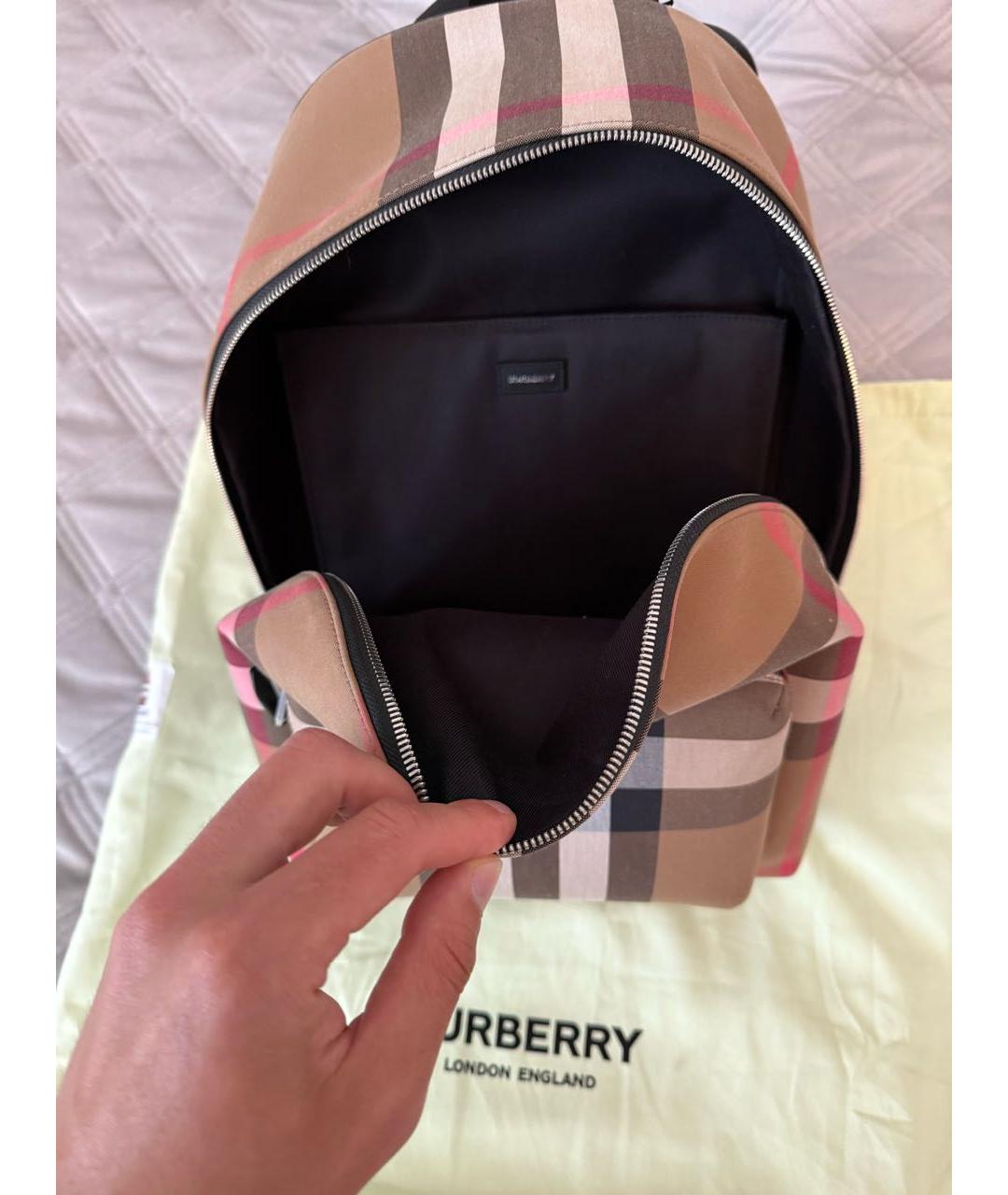 BURBERRY Бежевый портфель, фото 4