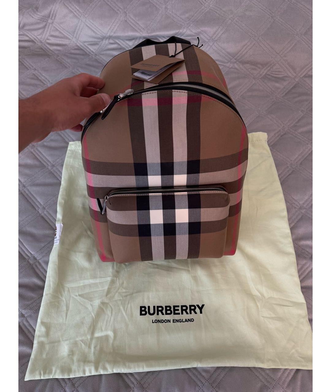 BURBERRY Бежевый портфель, фото 5