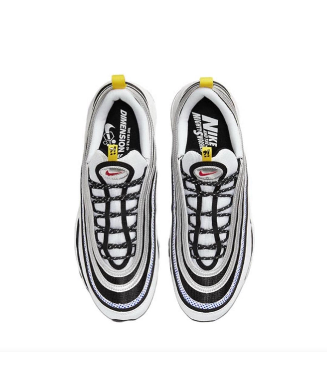 NIKE Белые кожаные низкие кроссовки / кеды, фото 3