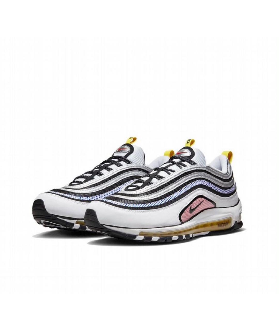 NIKE Белые кожаные низкие кроссовки / кеды, фото 2