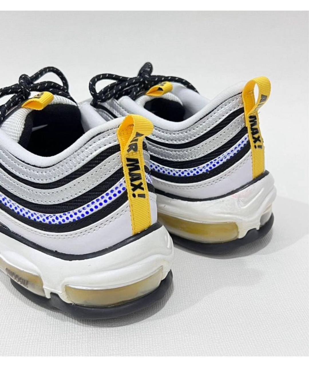 NIKE Белые кожаные низкие кроссовки / кеды, фото 8