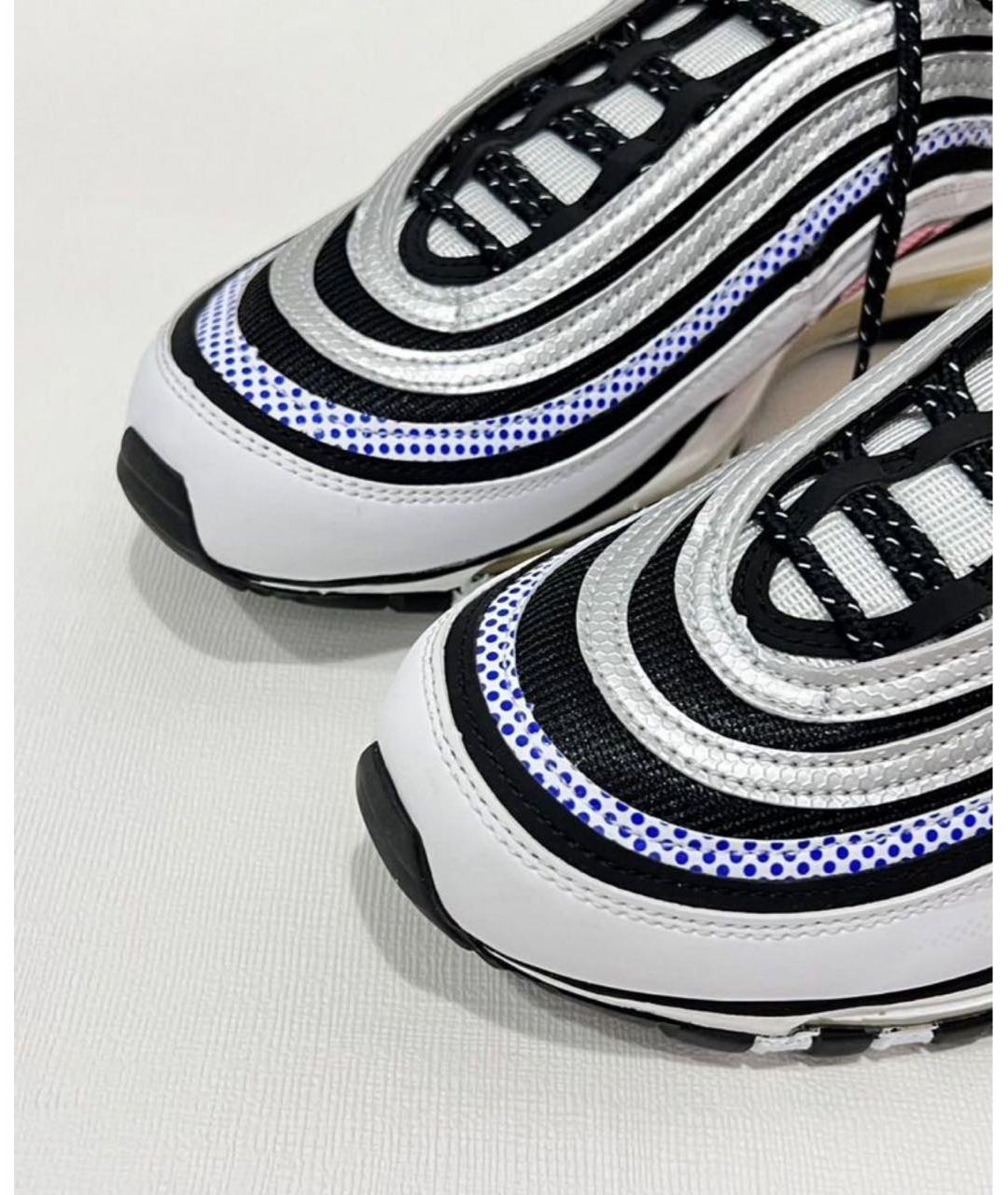 NIKE Белые кожаные низкие кроссовки / кеды, фото 7