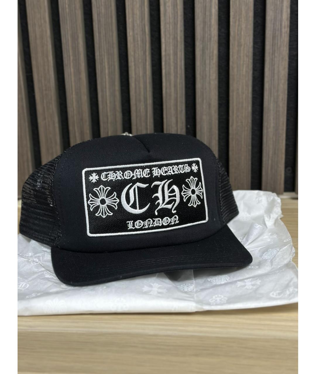 CHROME HEARTS Черная кепка/бейсболка, фото 2
