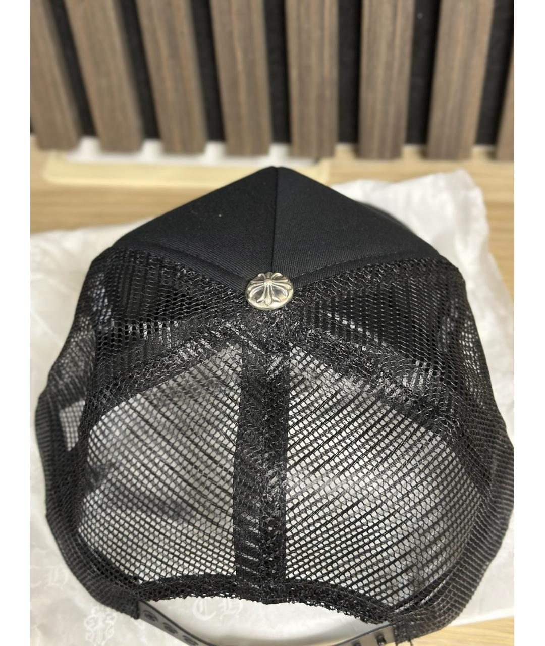 CHROME HEARTS Черная кепка/бейсболка, фото 4