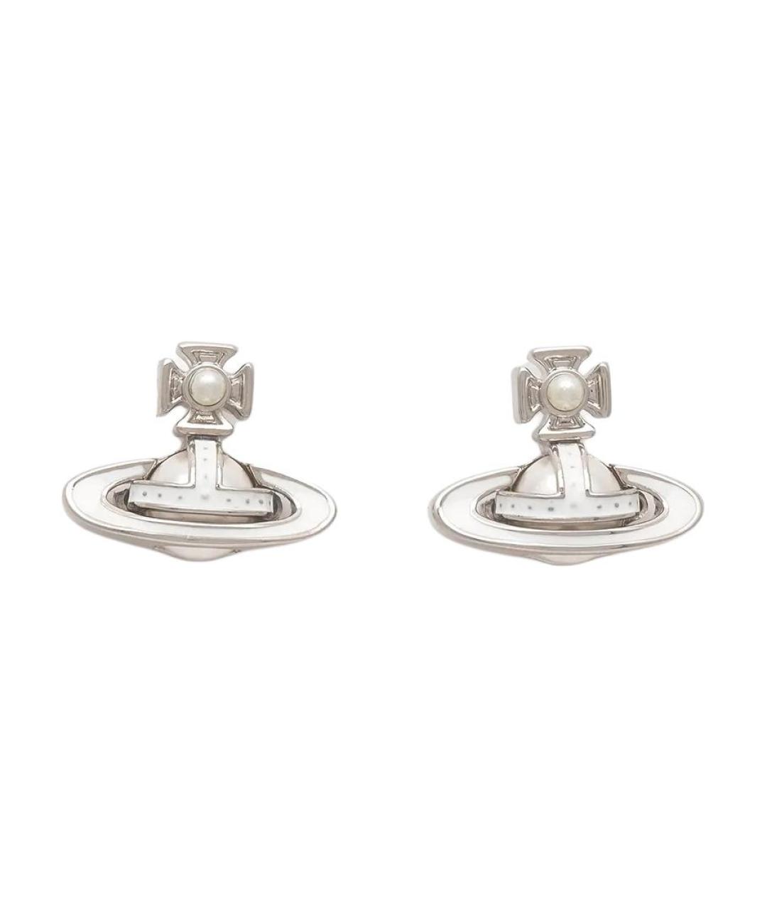 VIVIENNE WESTWOOD Серебряные металлические серьги, фото 1