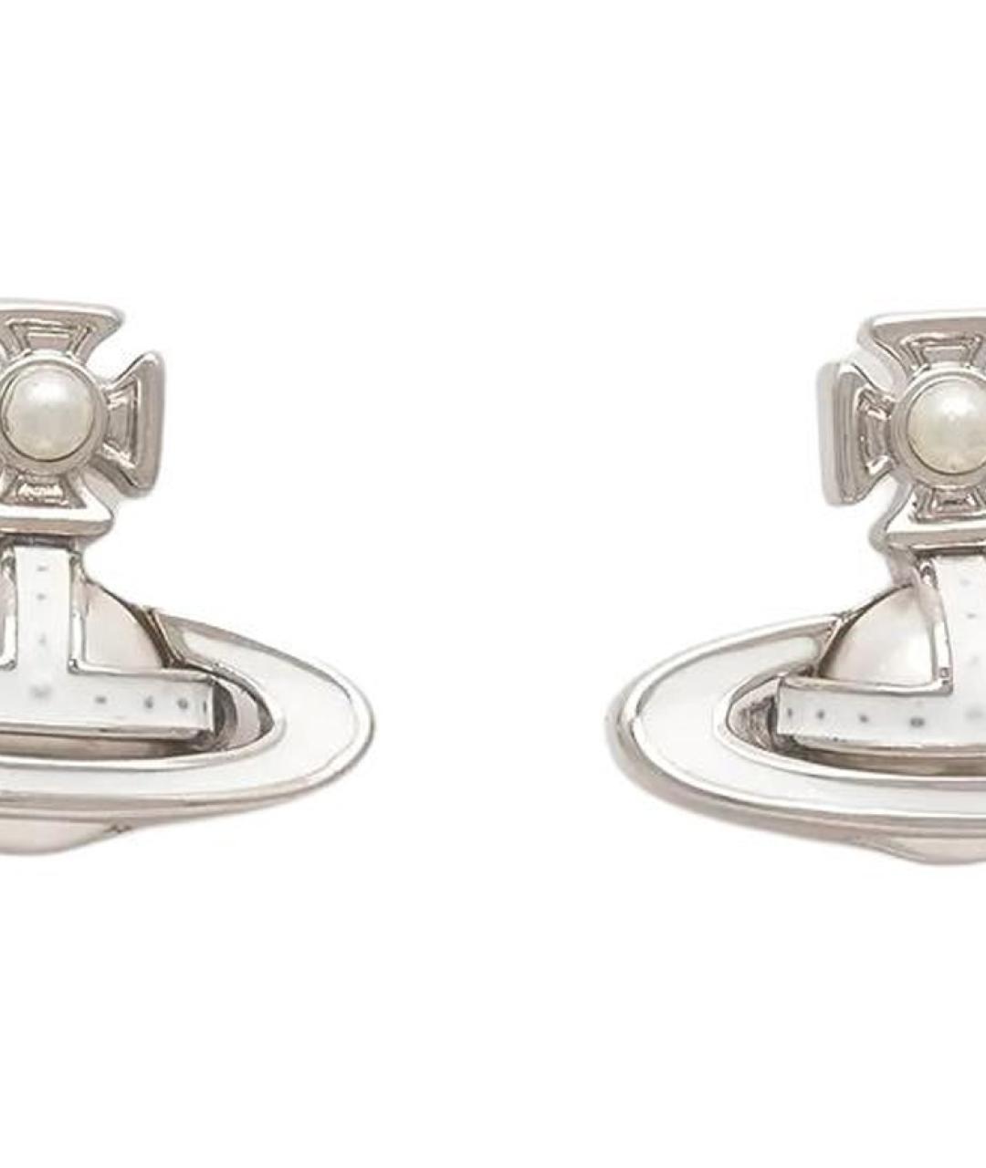 VIVIENNE WESTWOOD Серебряные металлические серьги, фото 2