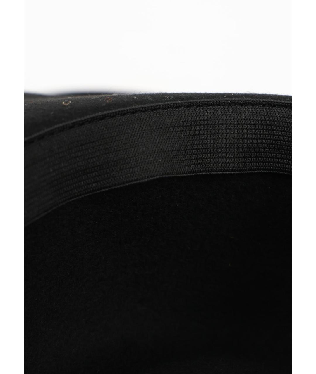 SAINT LAURENT Черная шляпа, фото 5