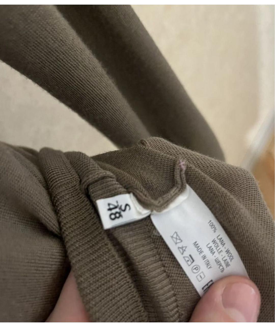 KITON Коричневый шерстяной джемпер / свитер, фото 2