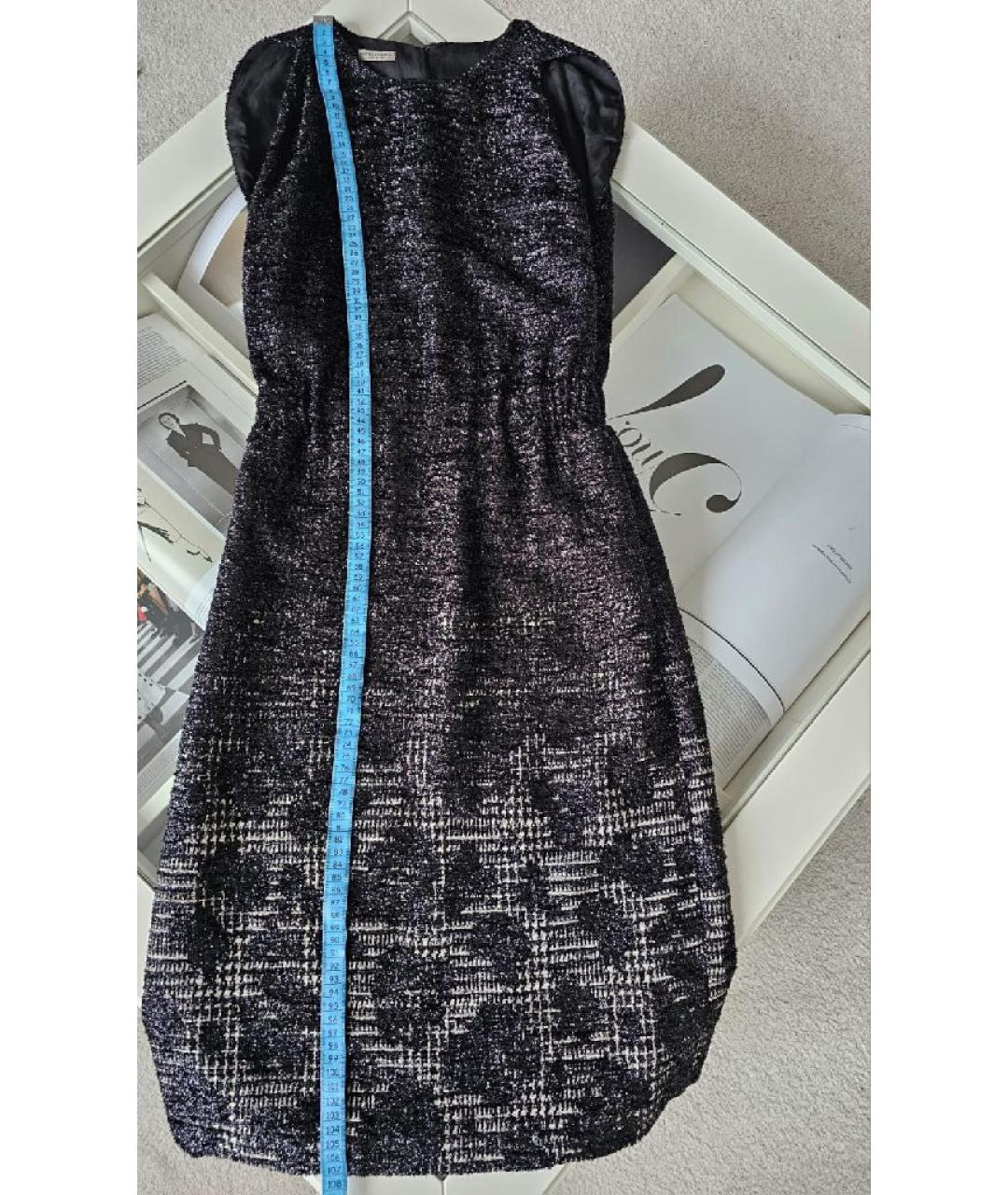 BOTTEGA VENETA Черное полиамидовое повседневное платье, фото 6