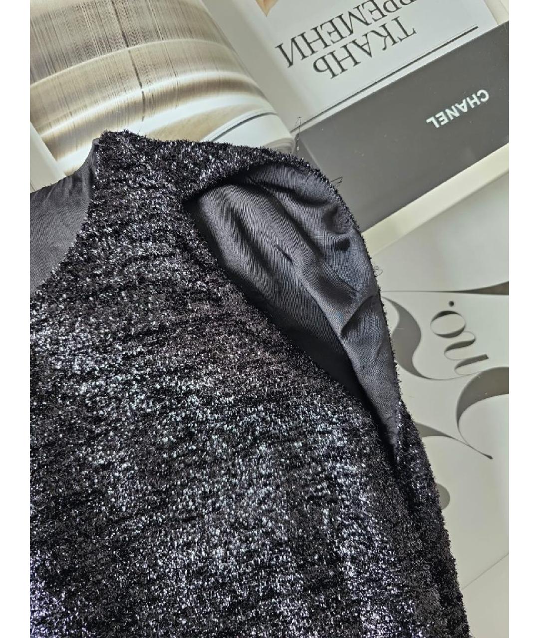 BOTTEGA VENETA Черное полиамидовое повседневное платье, фото 4