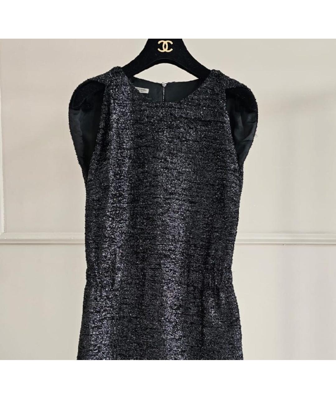 BOTTEGA VENETA Черное полиамидовое повседневное платье, фото 3