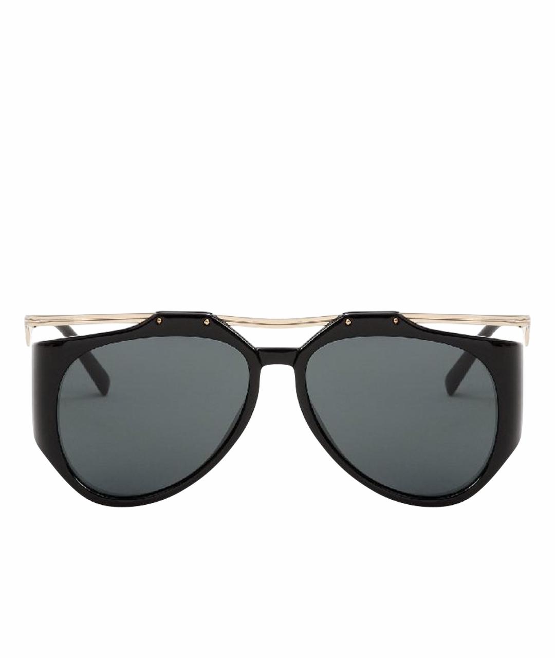 SAINT LAURENT Черные пластиковые солнцезащитные очки, фото 1
