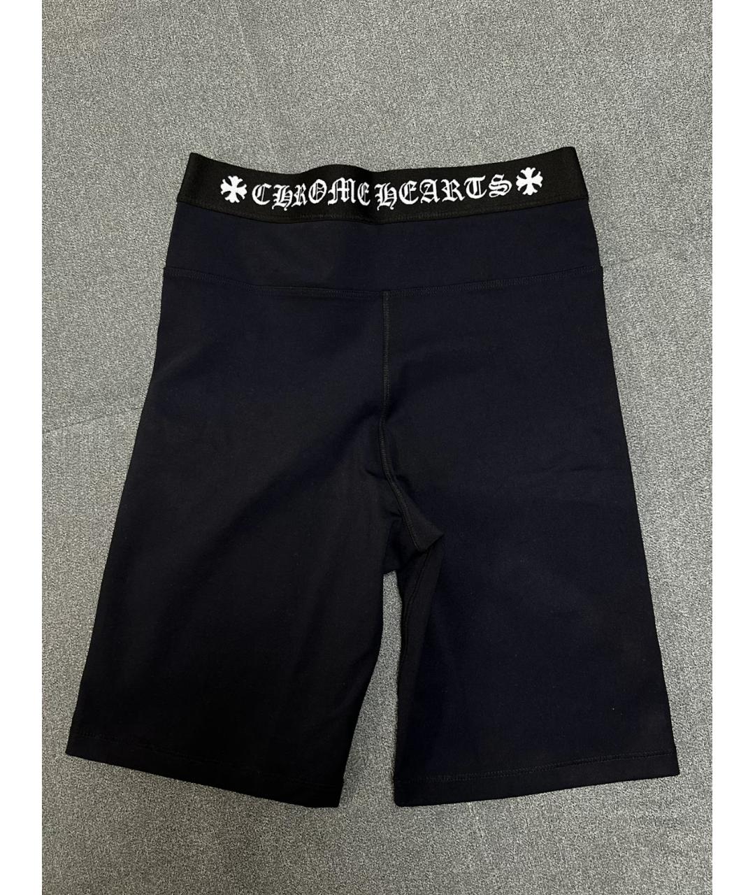 CHROME HEARTS Темно-синие леггинсы и велосипедки, фото 3