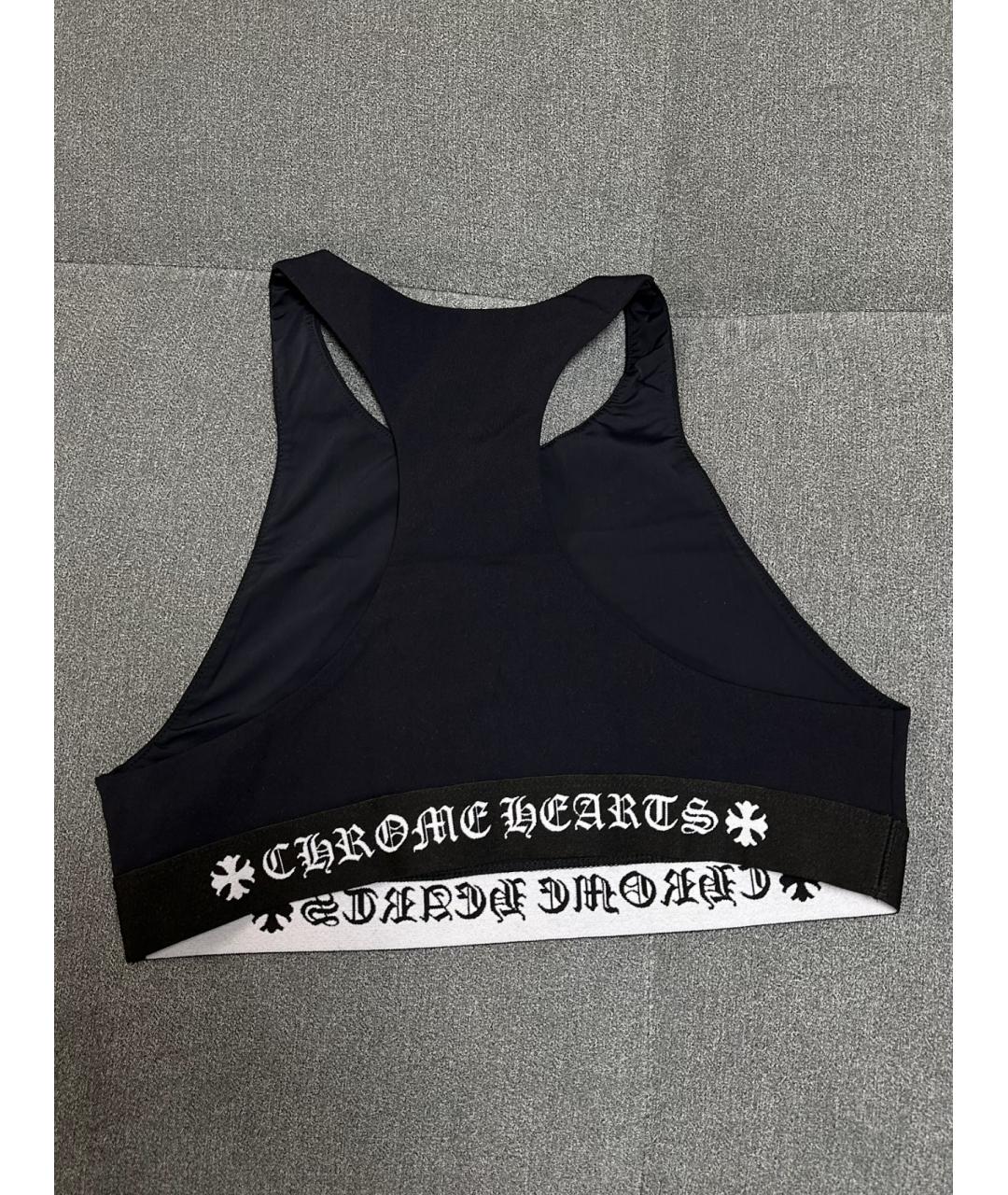 CHROME HEARTS Темно-синяя майка, фото 3