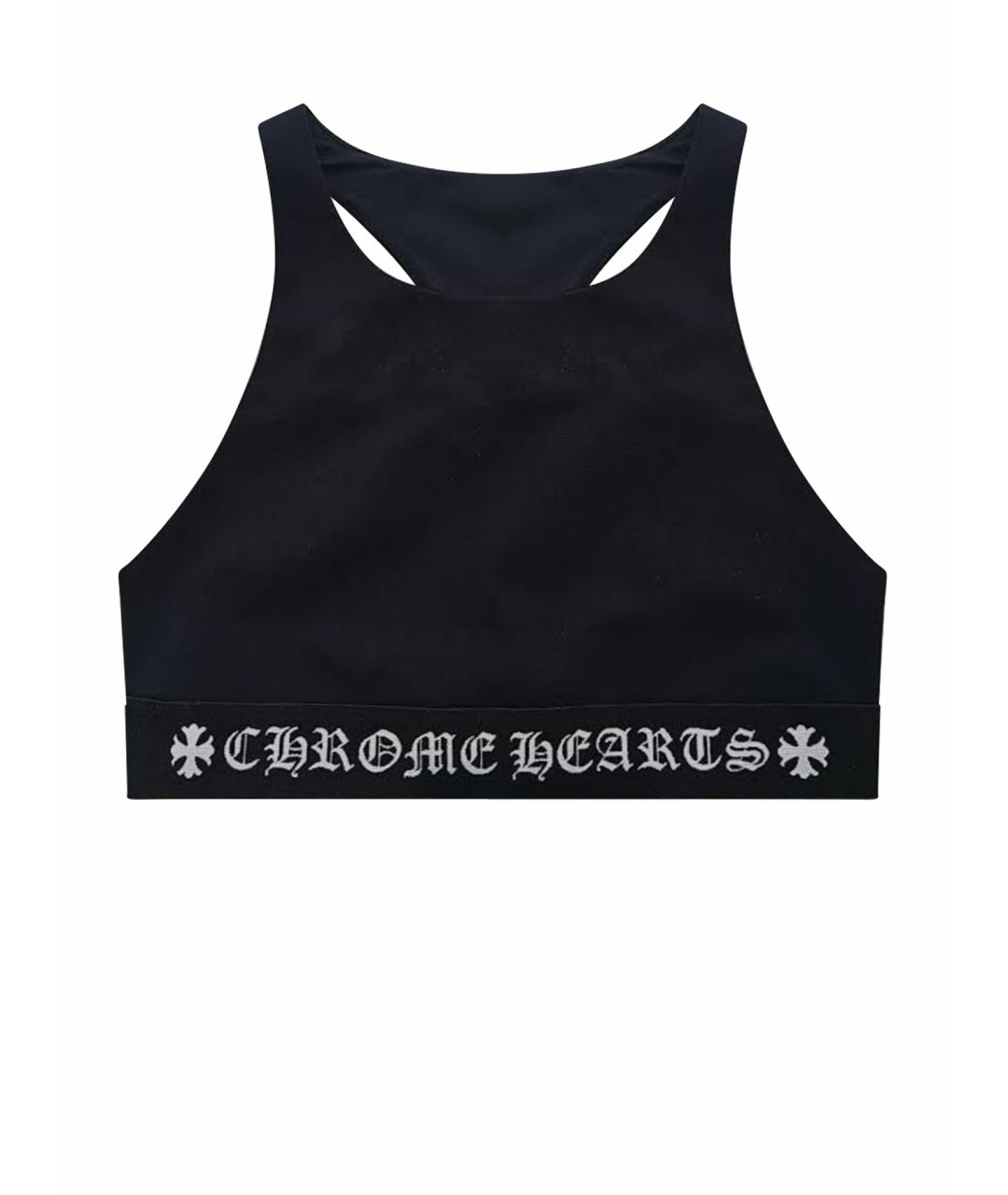 CHROME HEARTS Темно-синяя майка, фото 1