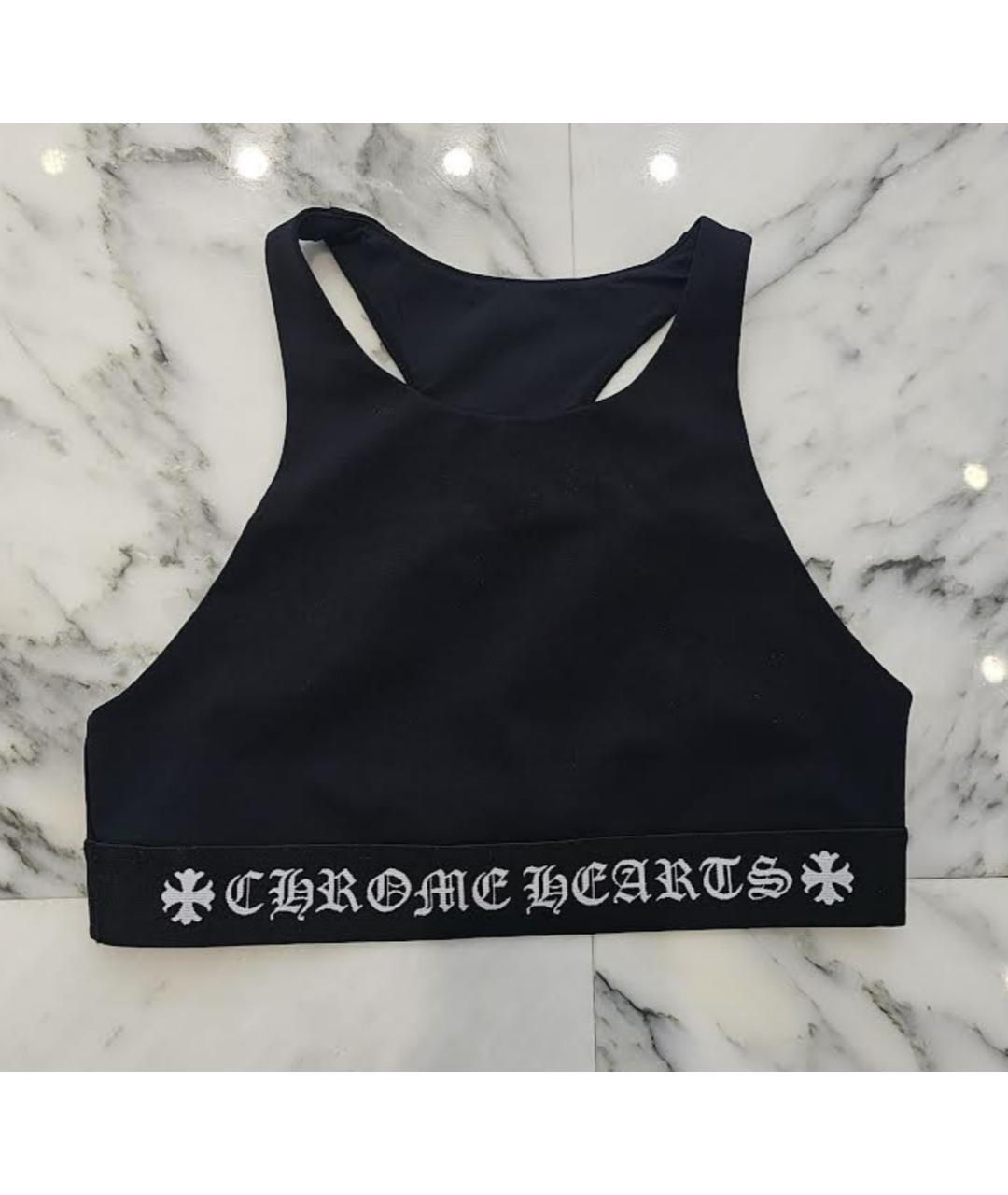 CHROME HEARTS Темно-синяя майка, фото 6