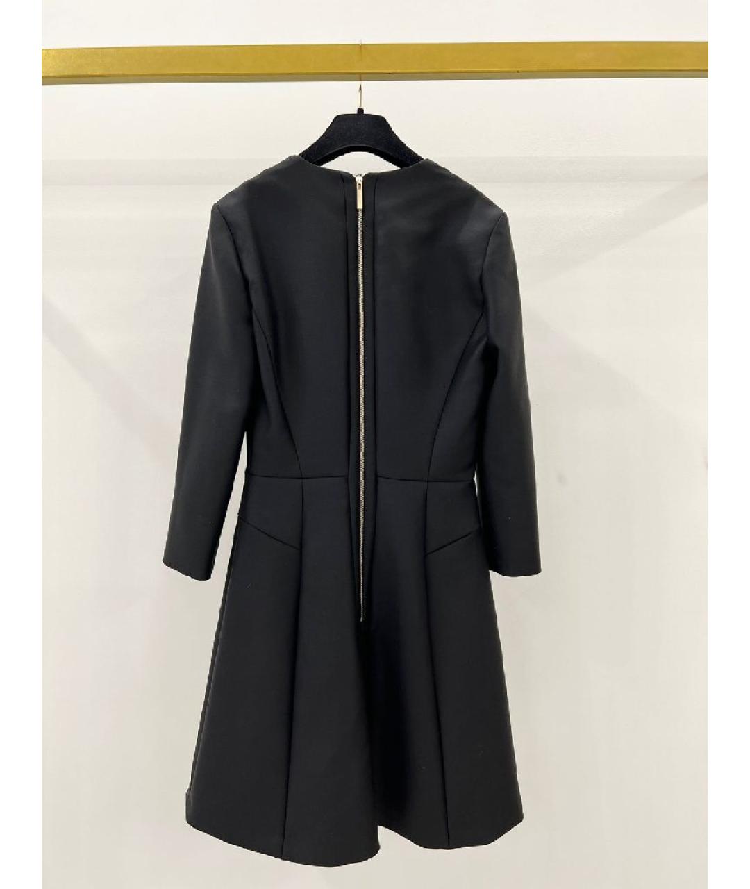 ELIE SAAB Черное шерстяное платье, фото 2