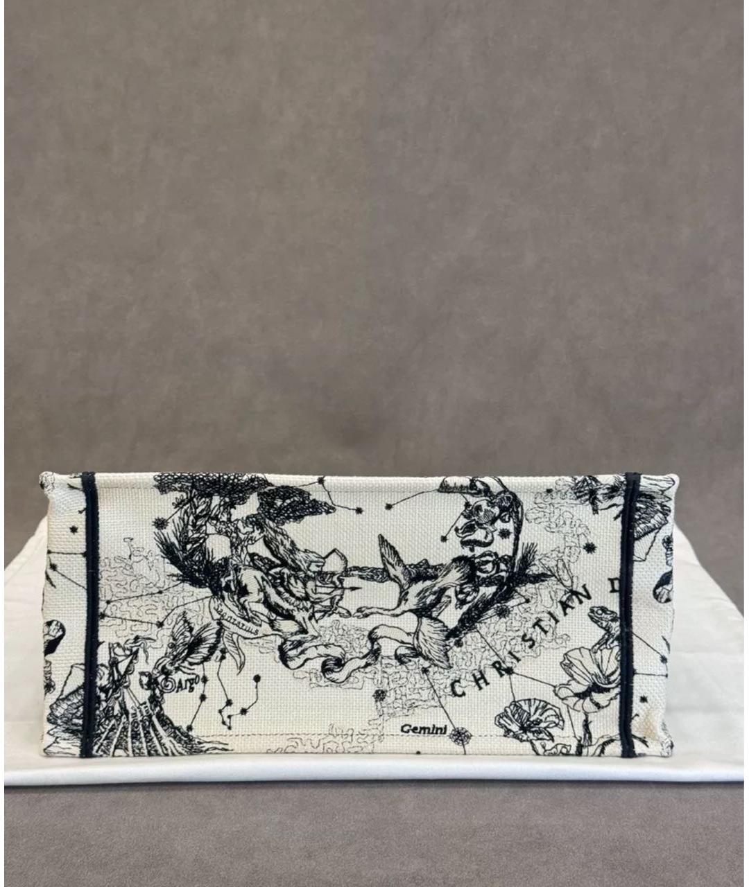 CHRISTIAN DIOR Белая сумка тоут, фото 4