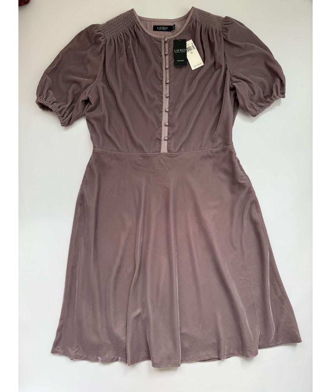 RALPH LAUREN Фиолетовое платье, фото 6