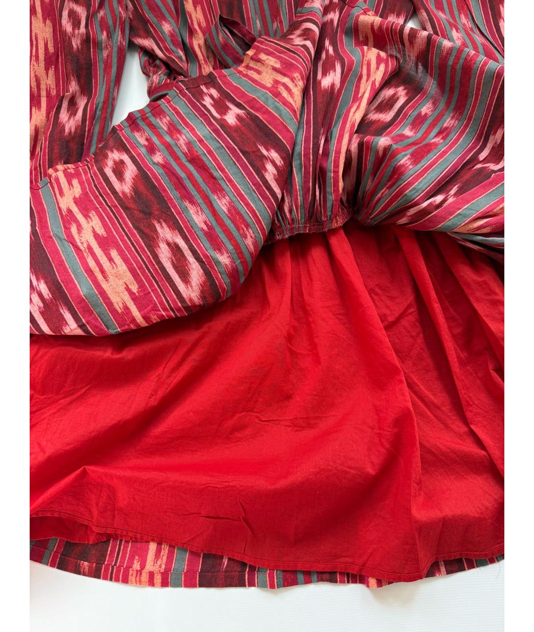 RALPH LAUREN Мульти хлопковое повседневное платье, фото 4