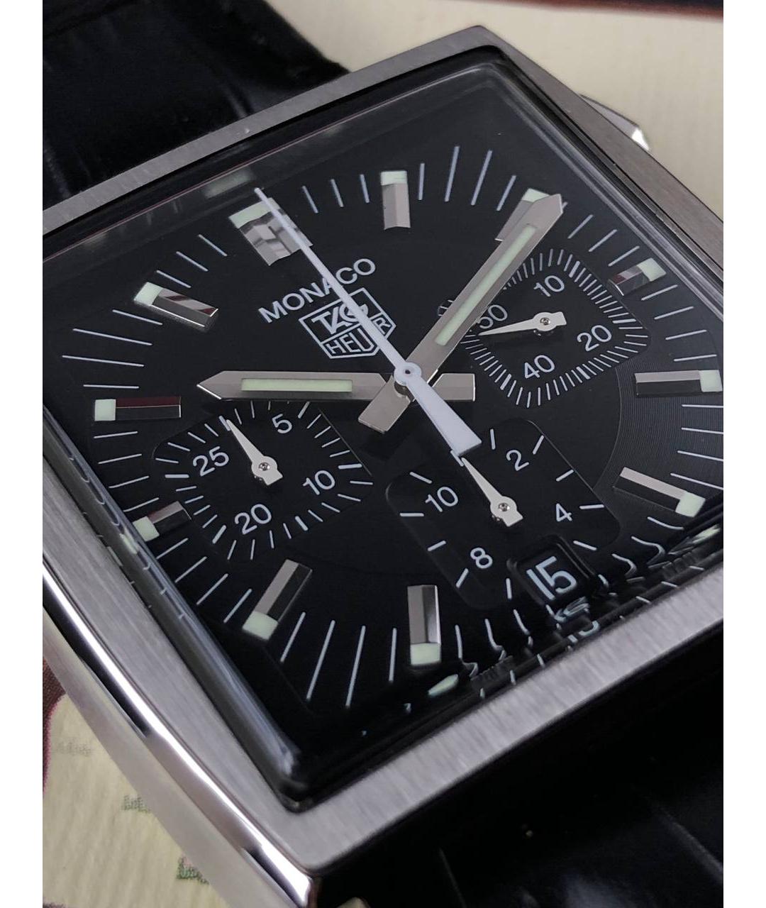 TAG HEUER Черные часы, фото 4