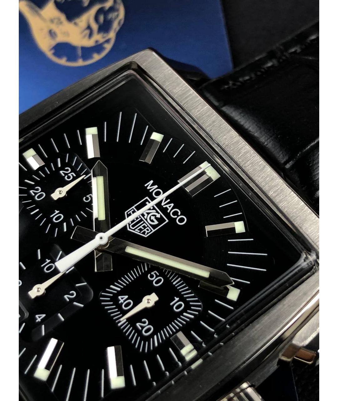 TAG HEUER Черные часы, фото 3