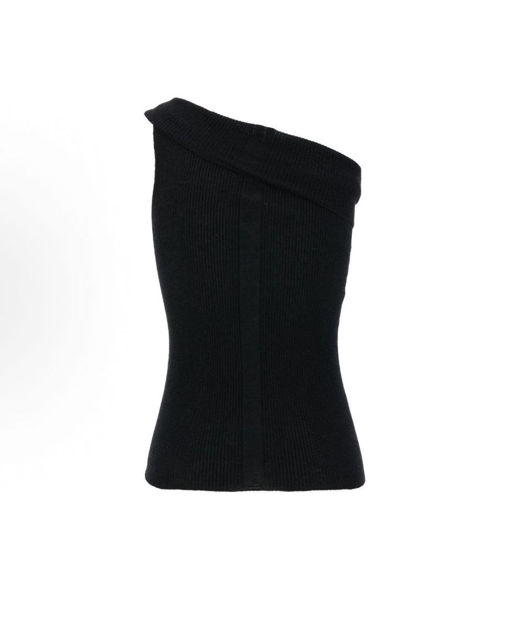 RICK OWENS Черная майка, фото 2