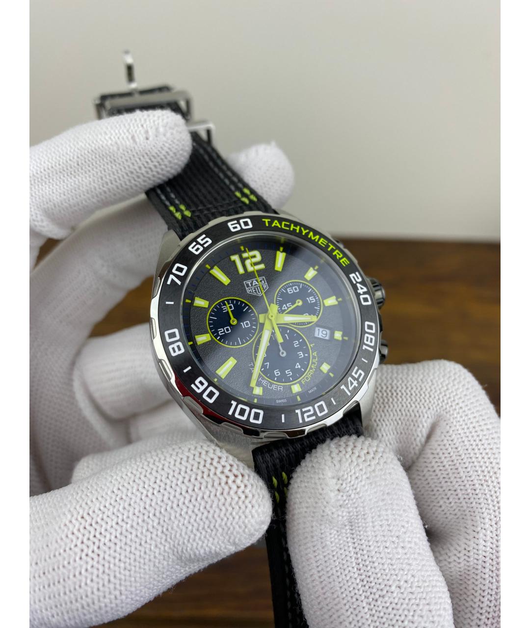 TAG HEUER Черные часы, фото 2